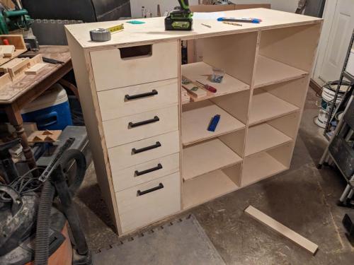 cabinet assembly - drawer faces